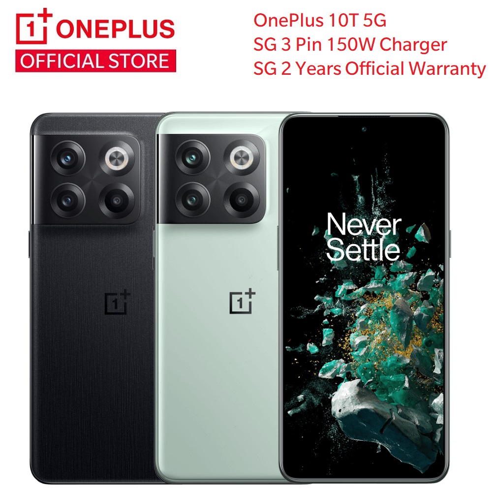 OnePlus 10T 5G | SG 2 Years Official Warranty | Snapdragon 8+ Gen 1 | SG 3 Pin 150W SUPERVOOC Charging