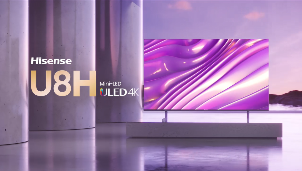 [2022] Hisense U8H 55" 65" 75" MiniLED | 120Hz Refresh Rate | Dolby Vision IQ | Dolby Atmos | IMAX Enhanced | 1200nits brightness | HDMI 2.1 eARC | Wifi 6 | MEMC | FreeSync VRR ALMM | Full Array Local