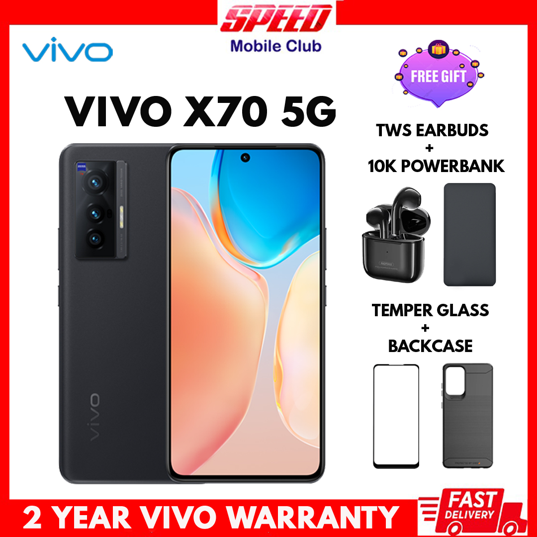 Vivo X70 5G | 12GB+256GB | Brand New Local Set | Free Gifts | 2 Year Official Vivo Warranty