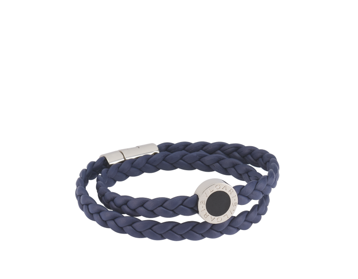 BVLGARI BVLGARI MAN LEATHER BRACELET