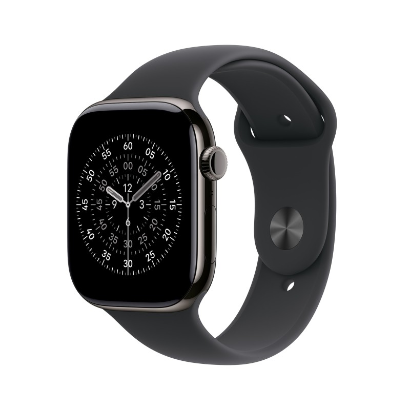 Apple Watch Series 11 (GPS + Cellular), 46mm Titanium Case with Sport Band