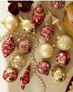 Gilded Glory Ornament Collection