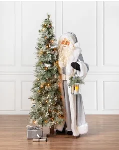 Life-Size Santas (Design Santa & Lantern)