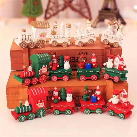 Toys, Christmas, Christmas Decorations, Wooden Ornaments, Christmas Figurines, Christmas Miscellaneous Goods, Trains