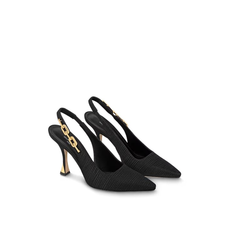 LV Sparkle Slingback Pump