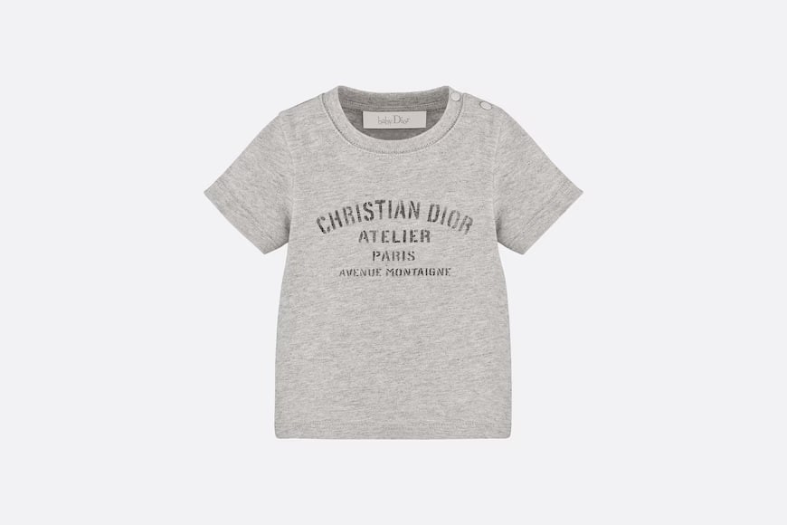 Buy a "CHRISTIAN DIOR ATELIER" T-shirt.  "grey" cotton plain cloth.  Numbering: 1SBK43TEEA_Y932