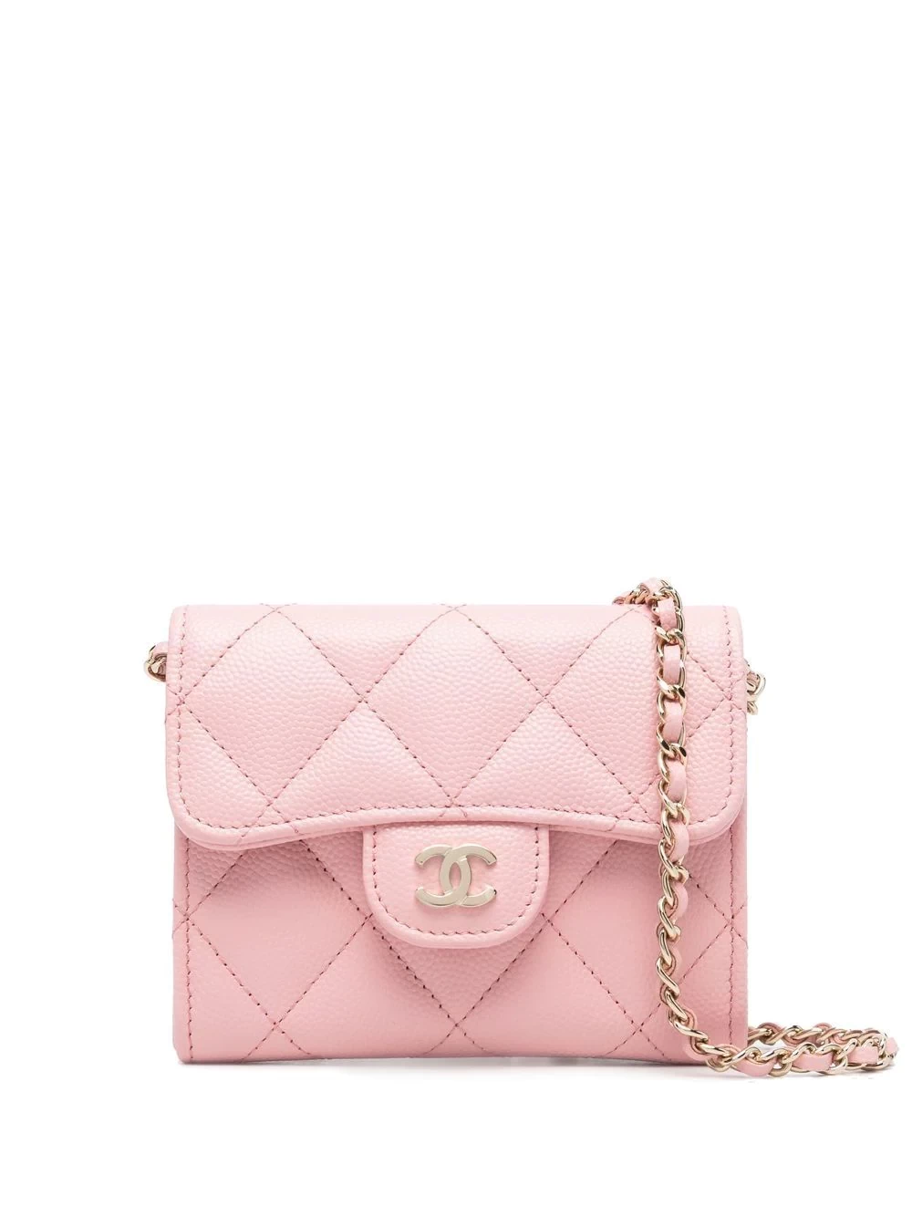 CHANEL Pre-Owned.   Diamond grain stitched mini-bag (2020 collection).