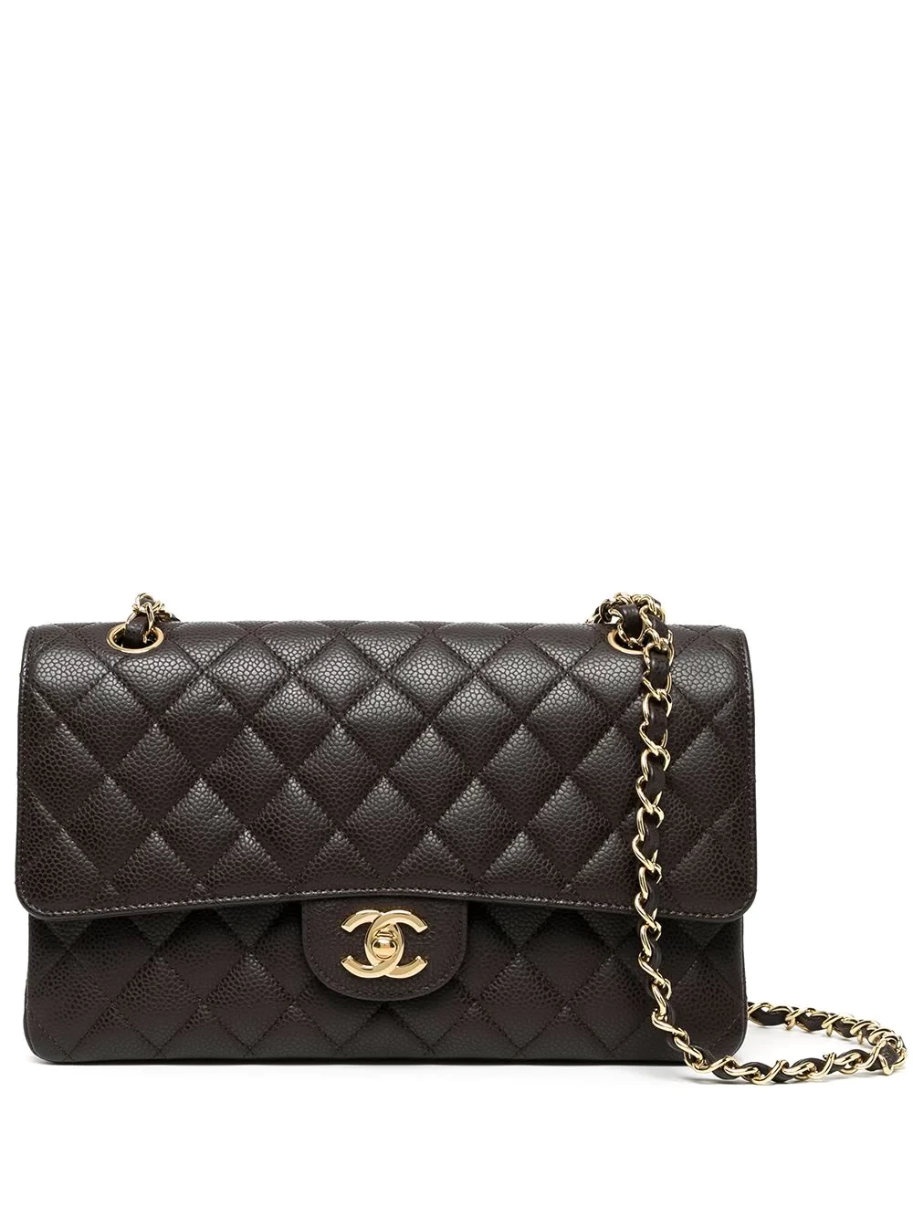 CHANEL Pre-Owned.  Double Flap medium single shoulder bag (2009-2010 Collection)