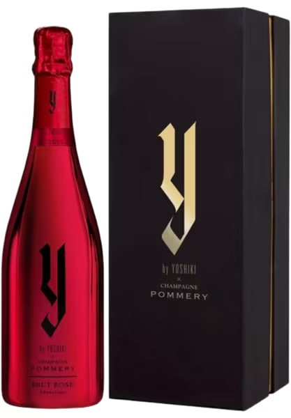 Y By Yoshiki X Champagne Pommery Brut Rose (With Gift Box)