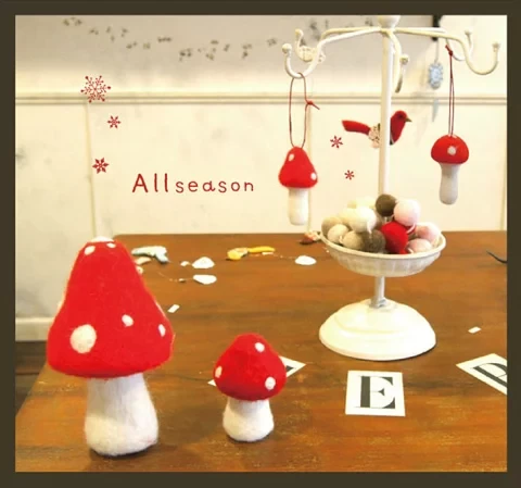 Ornament Christmas fm forest triangular mushroom mini size Christmas miscellaneous goods X'mas figurine for your room display