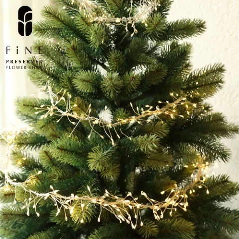 Spiral LED Garland USB 2.5mChristmas miscellaneous goods LED interior Scandinavian store decoration