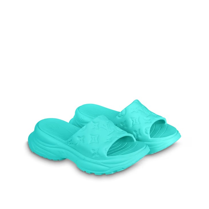 LV Pool 55 Flat Comfort Mule