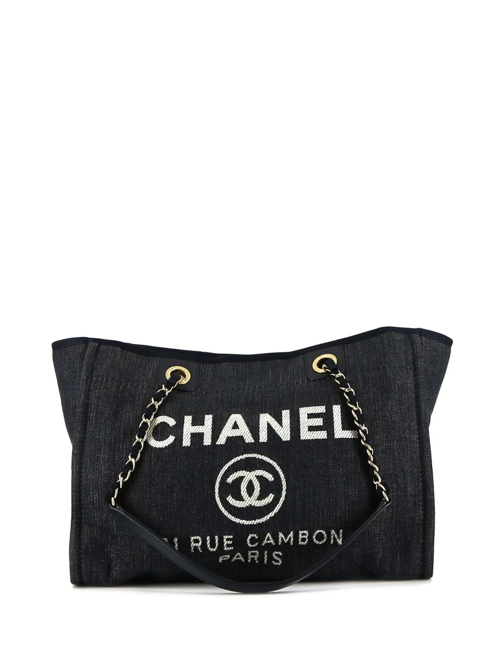 CHANEL Pre-Owned.  Deauville canvas handbag (2013 collection)